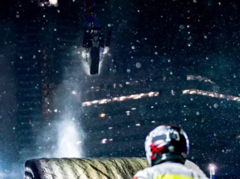 Barbegazi Snowmobile Freestyle Show Lights Up ByWard Market for Winterlude 2026