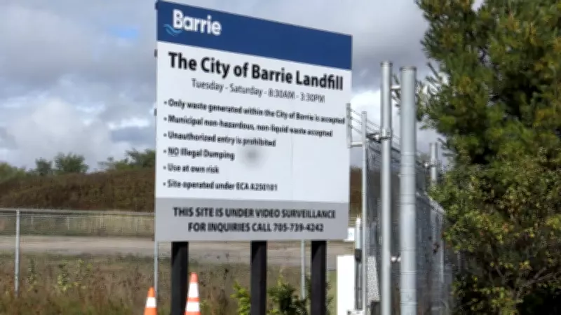 Barrie Landfill Temporarily Shuts Down Following Small Fire Incident