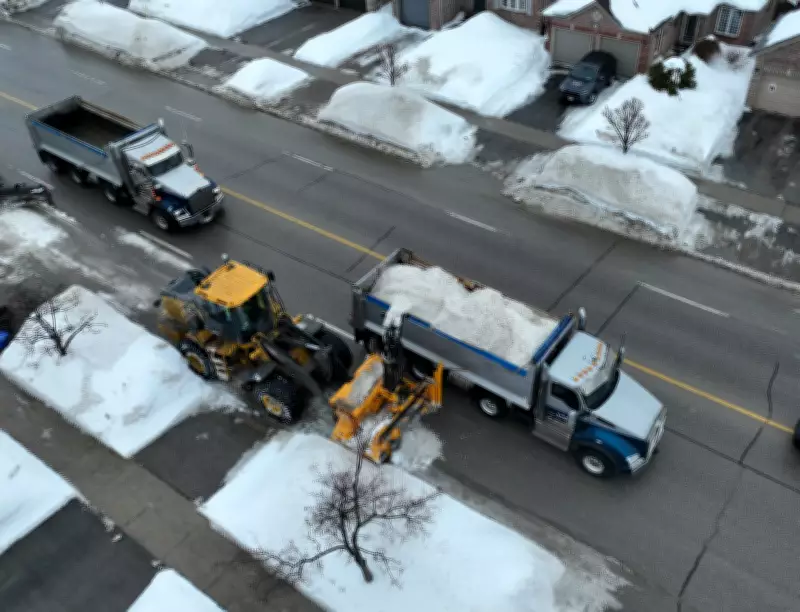 Barrie Snow-Clearing Operations Proceed on Narrowed Roads Amid Winter Challenges