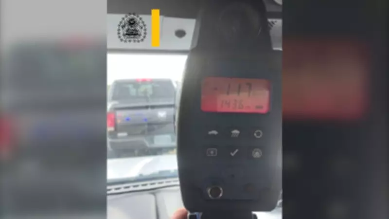 B.C. Driver Clocked at 177 km/h in 50 km/h Zone on Calgary's Aero Drive