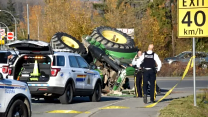 B.C. Trial for Man Accused of Crashing Tractor into Police Vehicle Delayed