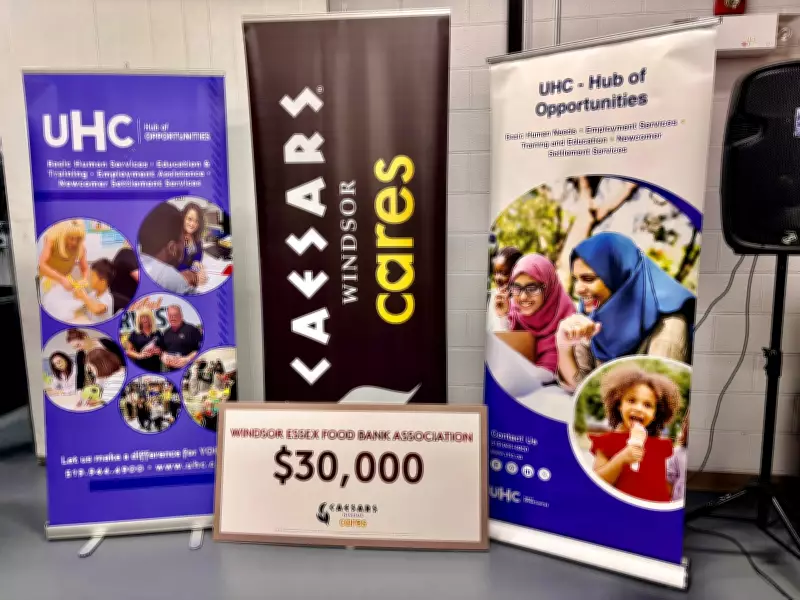 Caesars Windsor Cares Donates $30,000 to UHC for High-Protein Food Support