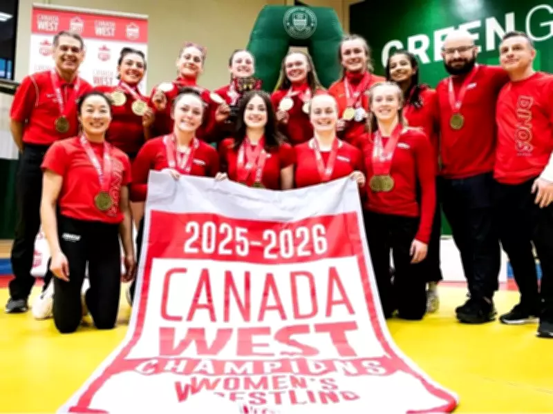 Calgary Dinos Women's Wrestling Team Achieves Historic Canada West Three-Peat