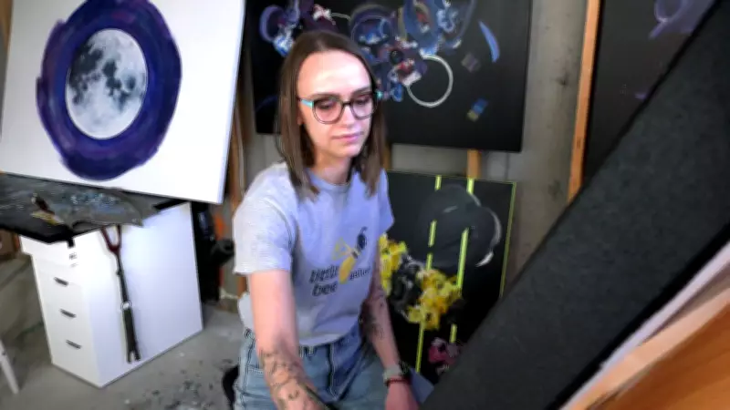 Calgary Family's Online Art Gallery Funds Therapy for Child with Cerebral Palsy