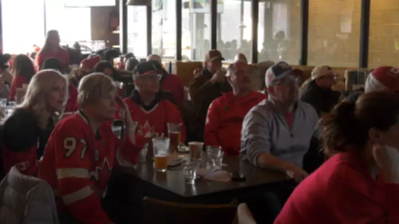 Calgary Fans Share Nation's Heartbreak After Canada's Overtime Hockey Loss