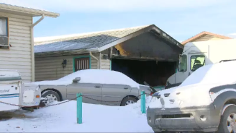 Calgary Firefighters Swiftly Extinguish Garage Blaze in Castleridge Neighborhood