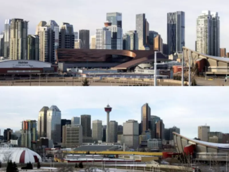 Calgary's Skyline Transformation: A 20-Year Photographic Comparison