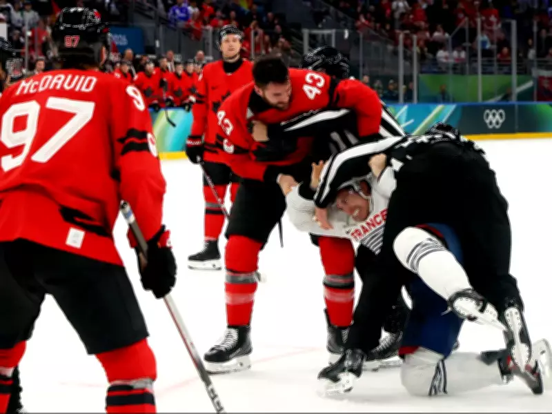 Canada Dominates France 10-2 to Secure Olympic Hockey Quarterfinal Spot