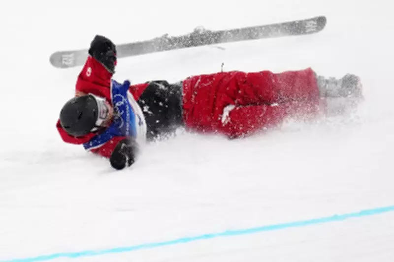 Canadian Freestyle Skier Cassie Sharpe Crashes in Olympic Halfpipe Qualifier