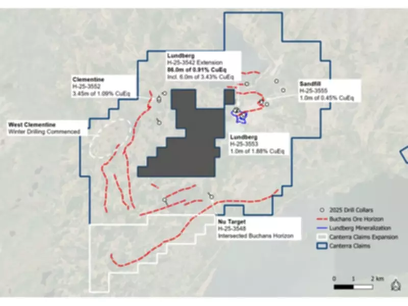 Canterra Minerals Extends Lundberg Deposit with 86m of 0.91% CuEq at Buchans Project