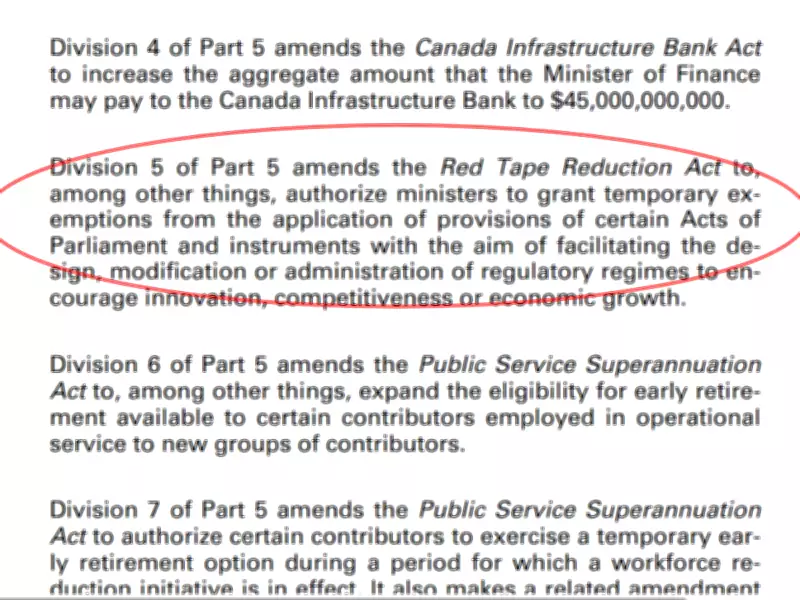 Carney Government's Omnibus Bill Grants Ministers Power to Override Laws