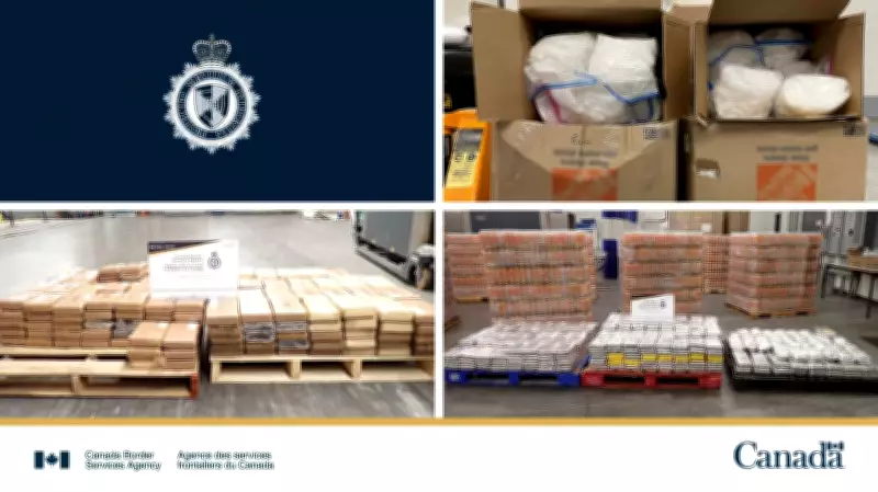 CBSA Seizes Over 1,000 Kilograms of Cocaine in Alberta Drug Busts