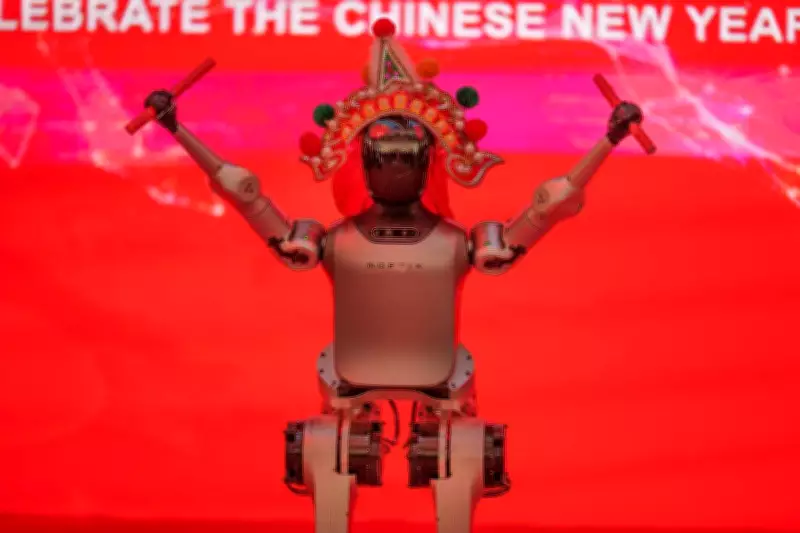 China Showcases Humanoid Robots in Lunar New Year Temple Fair Display