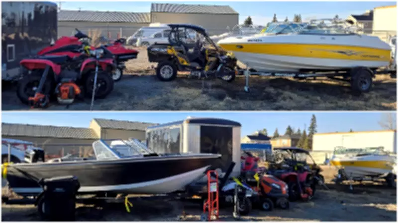 Cochrane RCMP Recovers $75,000 in Stolen Vehicles from Rural Property