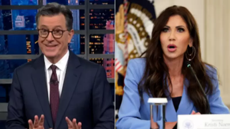 Colbert Warns Noem's Alleged Lover to Avoid 'Doggy Style' Amid Affair Rumors