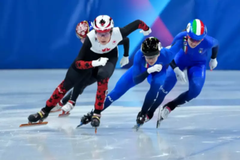 Courtney Sarault Secures Olympic Silver in 1,000m Short Track Speedskating