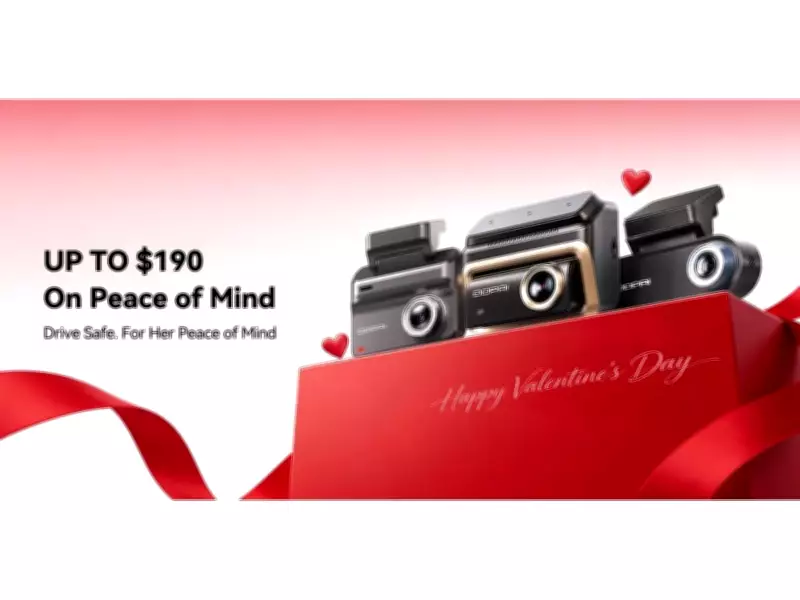 DDPAI's Valentine's Day 'Gift of Safety' Dashcam Promotion Offers Up to $190 Off