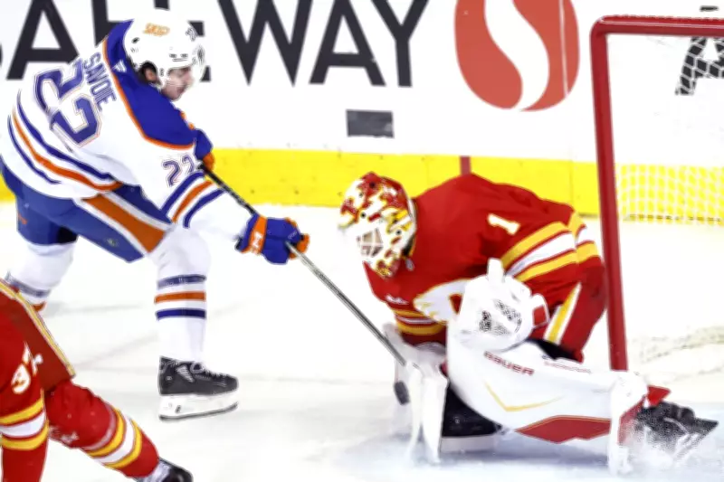 Devin Cooley's Stellar Performance Leads Flames to Victory Over Rival Oilers