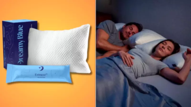 DreamyBlue Adjustable Pillow: 40% Off Deal Promises Better Sleep Quality