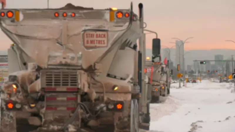 Edmonton City Crews Mobilize Snow Clearing Operations Ahead of Major Winter Storm