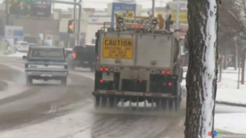 Edmonton Councillor Proposes Reconsidering Calcium Chloride for Winter Road Maintenance