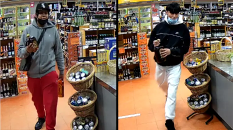 Edmonton Police Hunt Two Suspects in String of Liquor Store Robberies