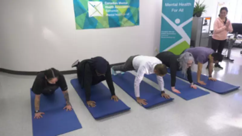 Edmonton Sees Massive Turnout for National Push-Up Challenge Supporting Mental Health