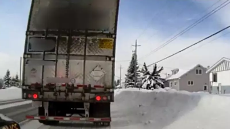 Edmonton Trucker Faces Stunt Driving Charge After Ontario Highway Stop