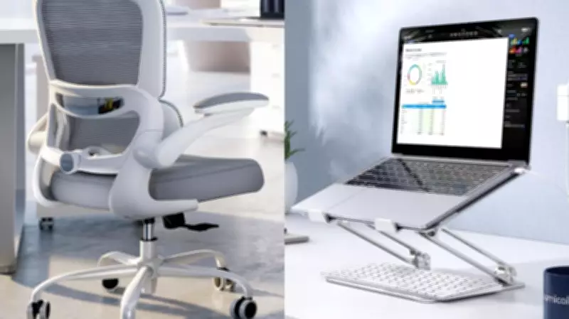 Ergonomics Expert Reveals How to Combat 'Desk Shrimping' with Key Office Items