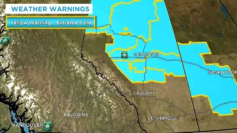 Extreme Cold Warnings Blanket Western Canada as Wind Chill Plummets to -40°C