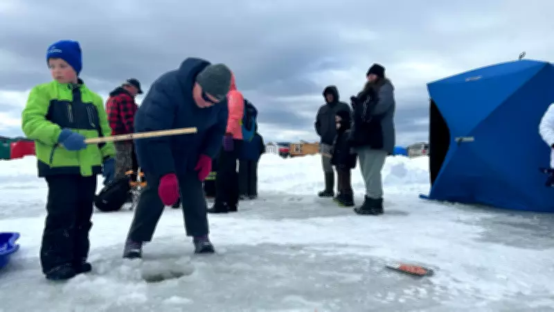 Family Day Ice Fishing Event Draws Anglers of All Ages to Dominion Park