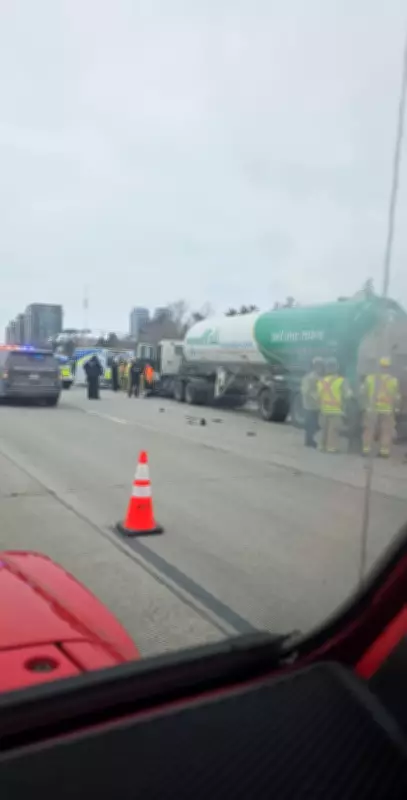 Fatal Collision Closes Highway 404 and 407 Westbound Ramps for Hours