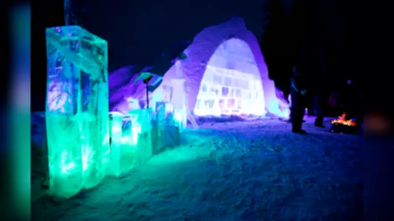 Flin Flon's Snow Lodge Opens: A Winter Wonderland Built of Ice and Snow