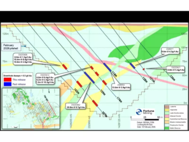 Fortuna Mining Reports High-Grade Gold Intercepts at Diamba Sud Project in Senegal