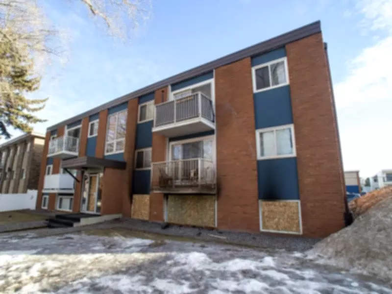 Four Hospitalized After Early Morning Apartment Fire in Central Edmonton