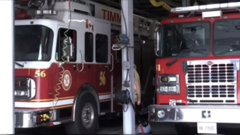 Four Residents Escape Early Morning Apartment Fire in Timmins, Ontario