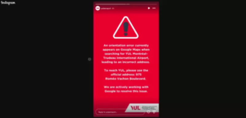Google Maps Glitch Sends Drivers to Wrong Address at Montreal's Trudeau Airport