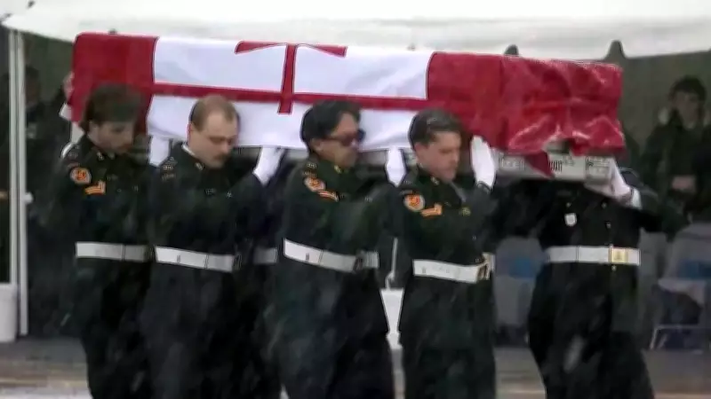 Hamilton Mourns: Crowds Honour Fallen Soldier Sebastian Halmagean at Repatriation Ceremony