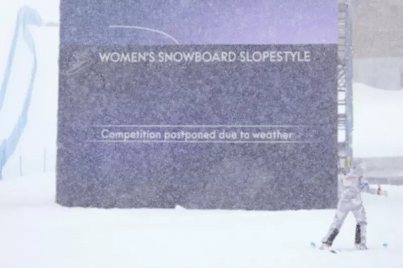 Heavy Snowfall Forces Postponement of Olympic Snowboard and Ski Events in Italy