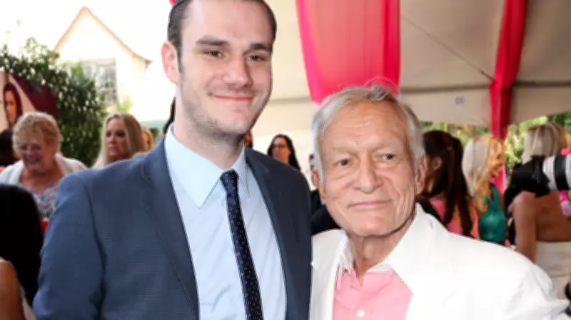 Hefner Sons Deny Widow's Claims of Inappropriate Images in Scrapbooks
