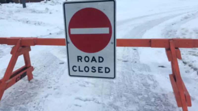 Hydro Pole Struck by Garbage Truck in Elmira, Causing Local Disruption