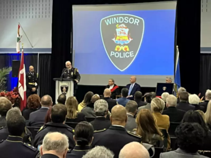 Jason Crowley Sworn In as Windsor Police Chief in Formal Ceremony