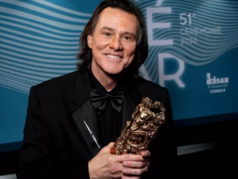 Jim Carrey Gets Emotional Accepting Honorary Cesar Award in Paris