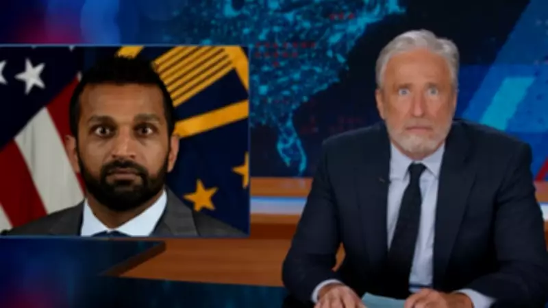 Jon Stewart Mocks FBI Director's Olympic Celebration on The Daily Show