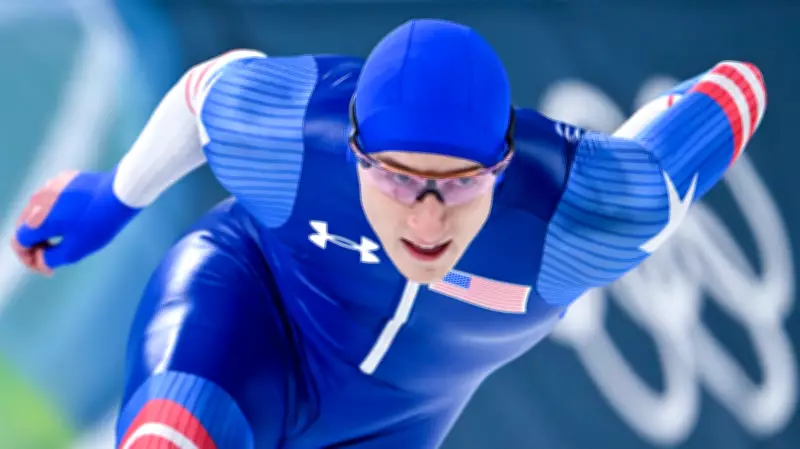 Jordan Stolz Shatters Olympic Record to Win Gold in Men's 1000m Speedskating