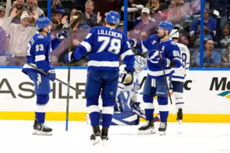 Kucherov Scores 30th Goal as Lightning Defeat Maple Leafs 4-2 for Sixth Straight Win