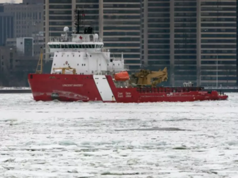 Lake Erie Approaches Record Ice Coverage Amid Severe Winter Conditions