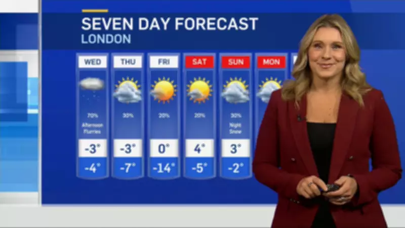 London's Weather Returns to Seasonal Norms After Mild Spell, Chance of Flurries
