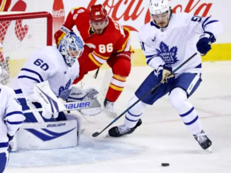 Maple Leafs Secure 4-2 Victory Over Flames, Eye Playoff Position Before Olympic Break