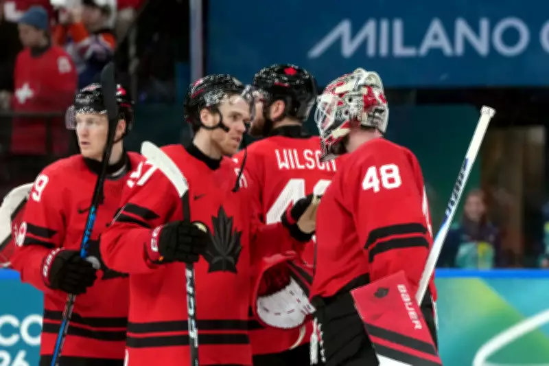 McDavid and MacKinnon Power Canada to 5-1 Olympic Hockey Victory Over Switzerland